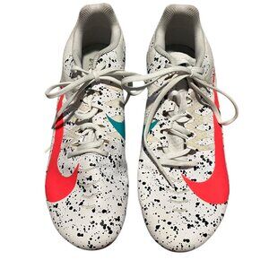 Nike Zoom Rival S 9 Paint Splatter White‎ Crimson Jade Men's Size 12 Track